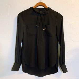 White House Black Market Long Sleeve Blouse